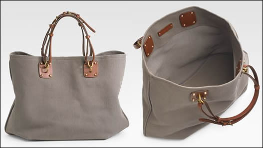 Холщовая сумка в исполнении Bottega Veneta