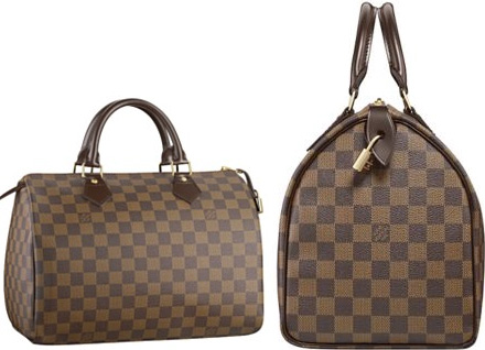Louis Vuitton: сумка Damier Canvas Speedy 30