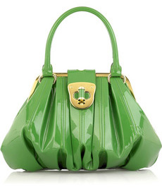 Alexander McQueen: сумка Elvie Patent Tote