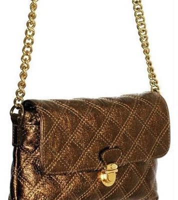 Marc Jacobs: “The Single” Metallic Leather Shoulder Bag