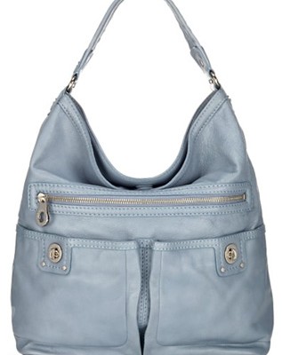 Marc by Marc Jacobs: голубая сумка Faridah