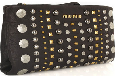 Рокерский клатч от Miu Miu