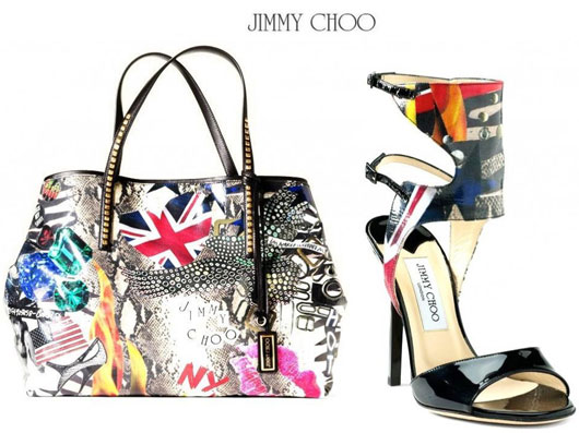 Сумка – коллаж от Jimmy Choo