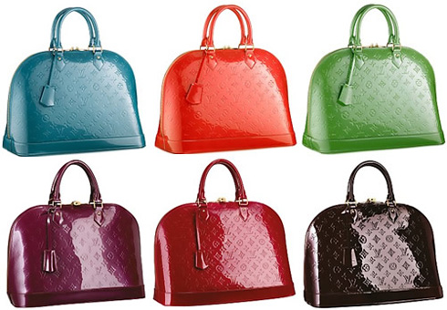 Louis Vuitton: сумки Vernis Alma